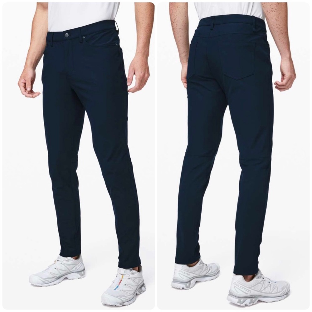 Lululemon ABC Pant Slim *Warpstreme 32” True Navy Blue Size 32